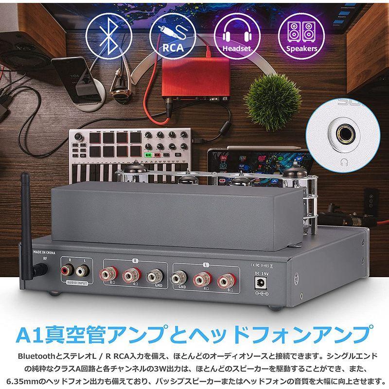 A1 HiFi Bluetooth 5.0 真空管アンプ クラスA ステレオ オーディオアンプ ヘッドフォンアンプ プリメインアンプ 6P1 HiFi Bluetooth 真空管アンプ クラスA ステレオ オーディオアンプ ヘッドフォンアンプ プリメインアンプ 6P1 予めご了承ください