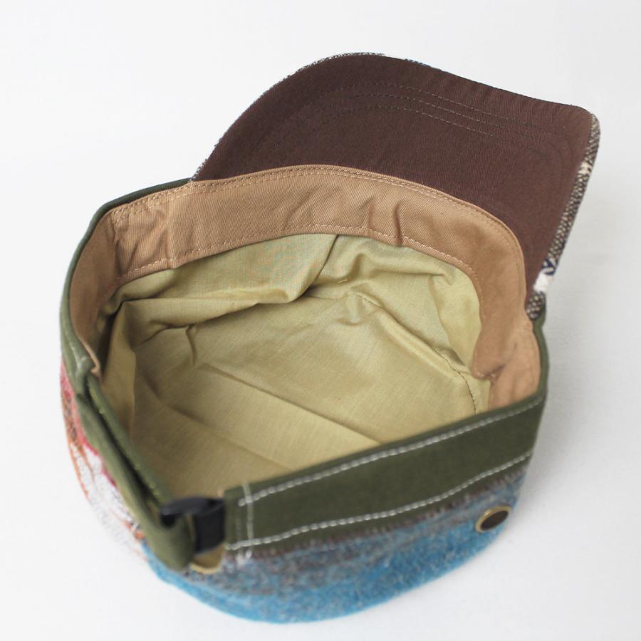 帽子 キャップ メンズ レディース オルテガ柄 ウールレイルワークキャップ フリーサイズ |  | 07