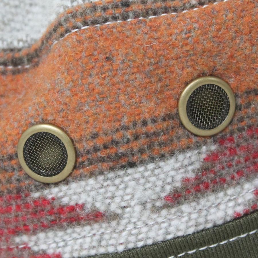 帽子 キャップ メンズ レディース オルテガ柄 ウールレイルワークキャップ フリーサイズ |  | 08