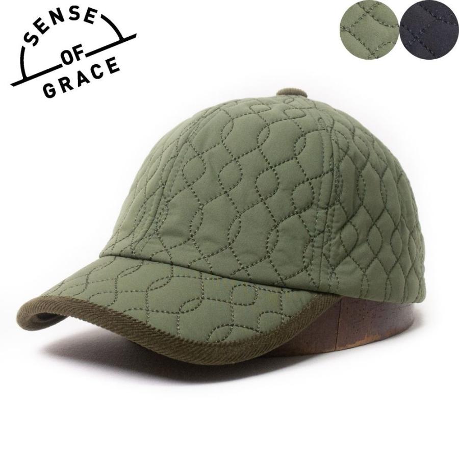 帽子 キャップ メンズ レディース SENSE OF GRACE キルティングキャップ フリーサイズ FWC312F | Sense of Grace