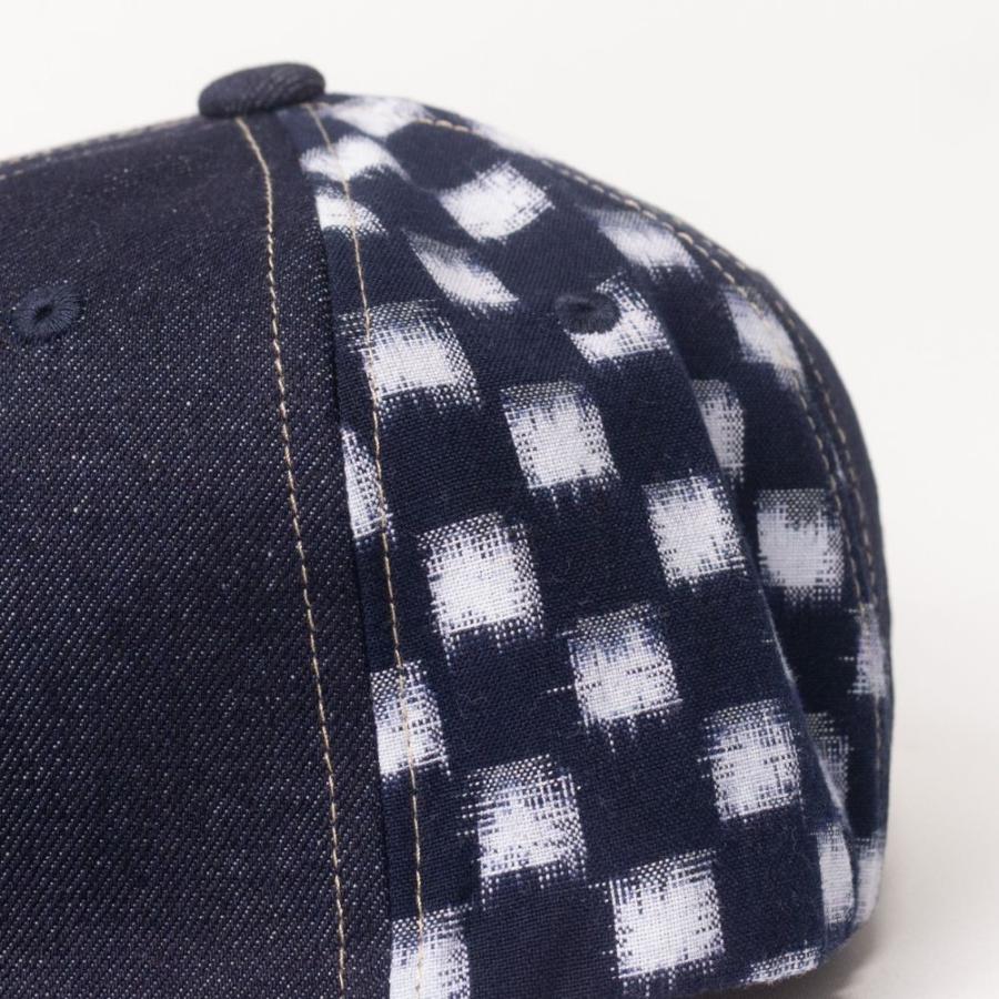 帽子 キャップ メンズ レディース CONNECT×久留米絣 デニム アンパイアキャップ TUG035 |  | 08