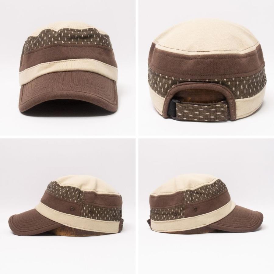 帽子 キャップ メンズ レディース CONNECT×久留米絣 スウェット 切替ワークキャップ TUG034 |  | 03