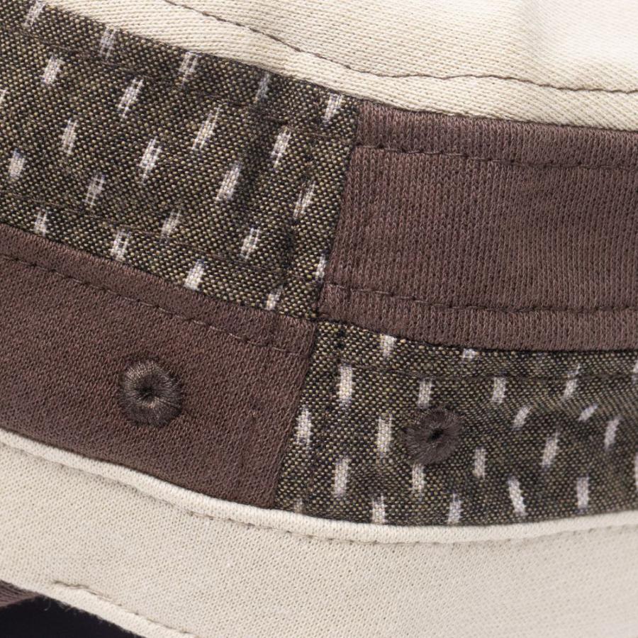帽子 キャップ メンズ レディース CONNECT×久留米絣 スウェット 切替ワークキャップ TUG034 |  | 06