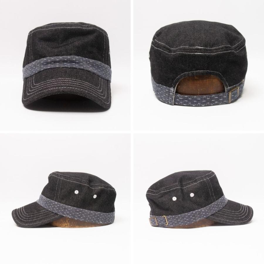 帽子 キャップ メンズ レディース CONNECT×久留米絣 デニム ワークキャップ TUG048 |  | 04