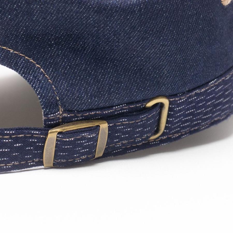 帽子 キャップ メンズ レディース CONNECT×久留米絣 デニム ワークキャップ TUG048 |  | 07