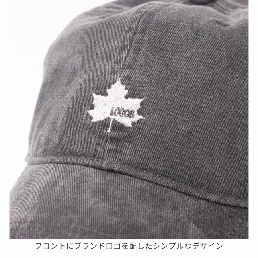 帽子 キャップ メンズ レディース LOGOS ロゴス ピグメント加工 コットンキャップ LS3R204 | LOGOS | 12