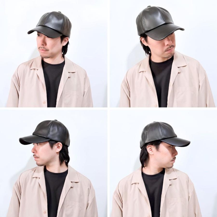 帽子 キャップ メンズ レディース ReqHatter レックハッター ラムレザー キャップ RH608 | ReqHatter | 03