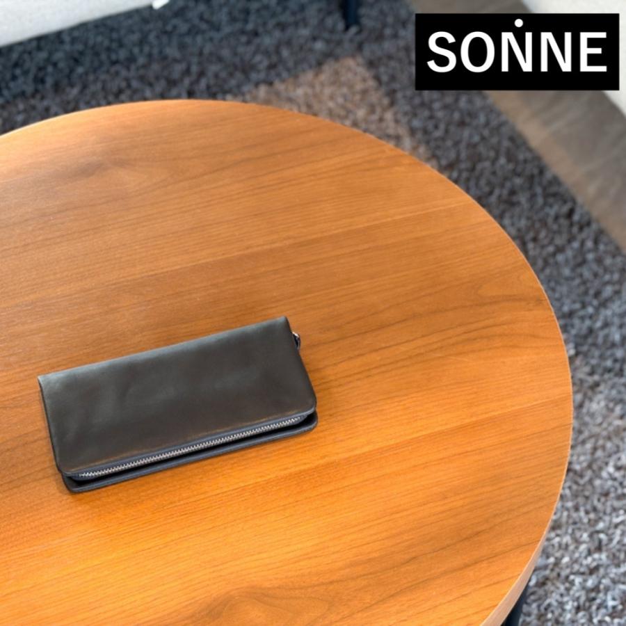 財布 メンズ レディース SONNE ゾンネ 長財布 ソフター ラウンドファスナー レザーロングウォレット soft001 | SONNE