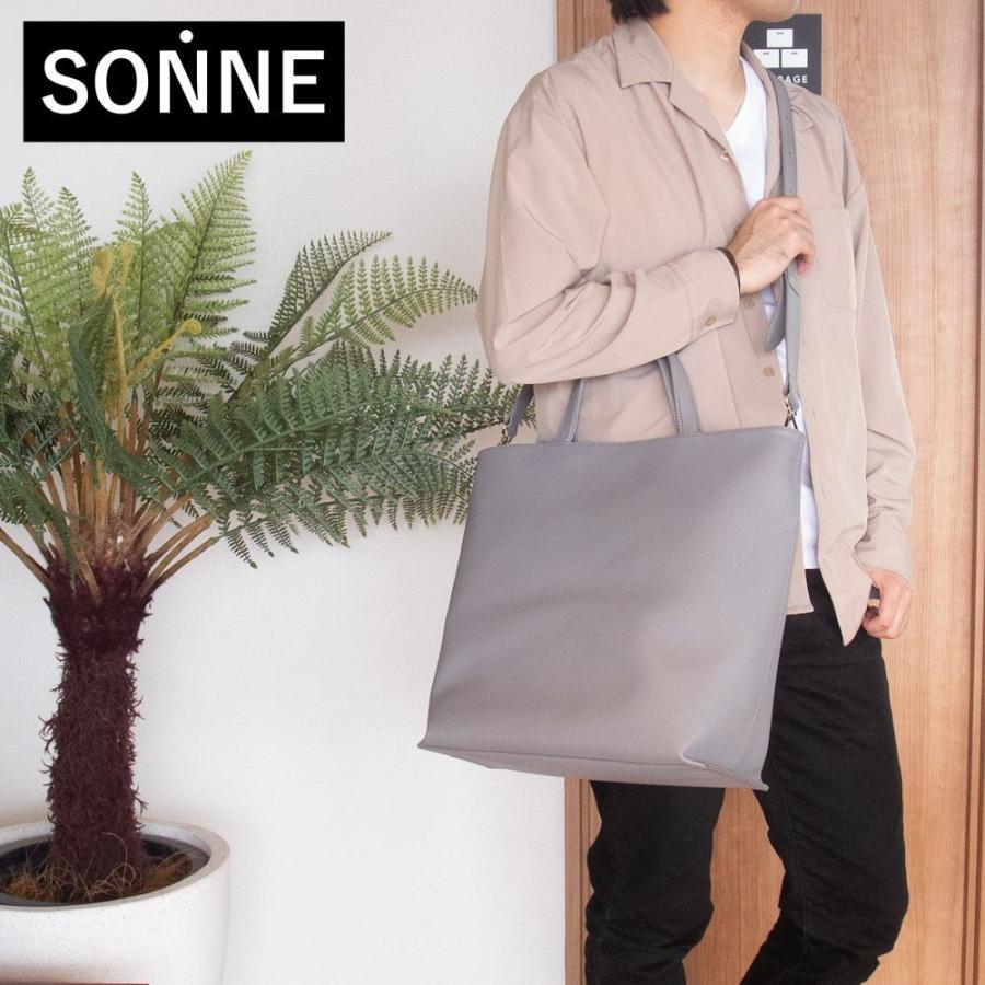 SONNE（ゾンネ） バッグ トートバッグ メンズ レディース PU 2WAY 