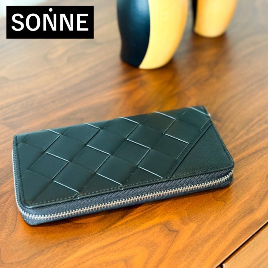SONNE（ゾンネ） 財布 メンズ レディース 長財布 エンリッチ ラウンド