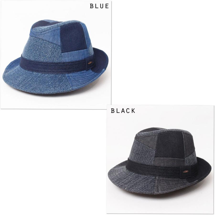 帽子 ハット メンズ レディース RUBEN ルーベン パッチワークデニム 中折ハット RUS1098 | Ruben | 07