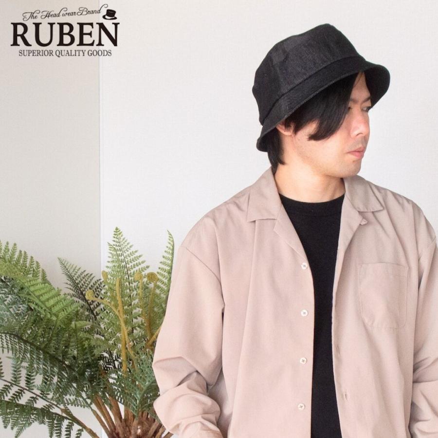 帽子 ハット メンズ レディース RUBEN ルーベン パッチワークデニム バケットハット RUS2178 | Ruben | 04