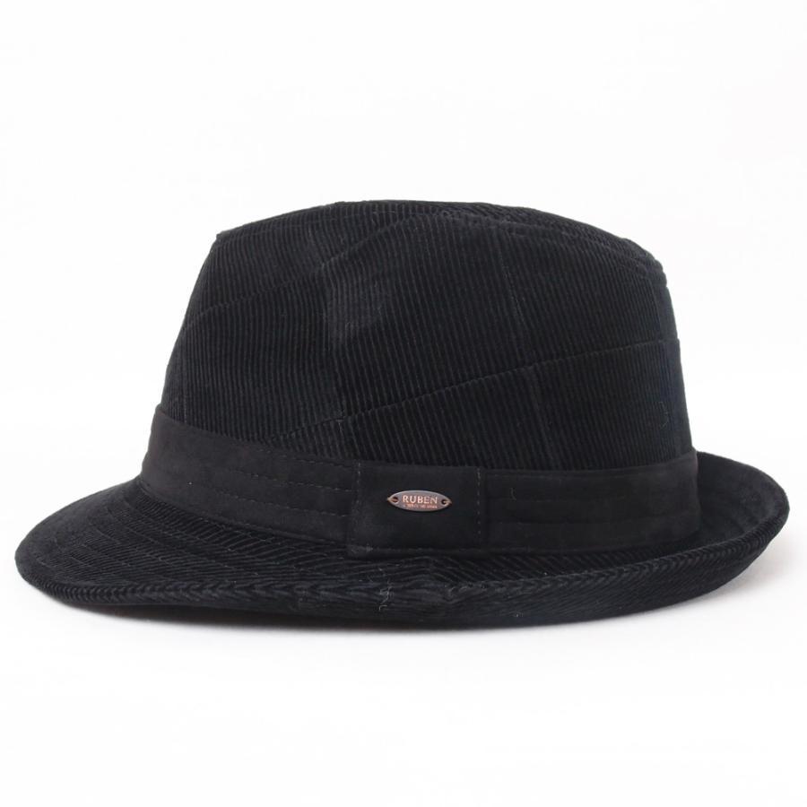 帽子 ハット メンズ レディース RUBEN ルーベン パッチワーク コーデュロイ 中折ハット RUS1338 | Ruben | 04