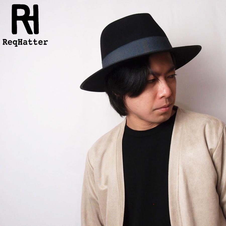 帽子 ハット メンズ レディース ReqHatter レックハッタ? ミドルブリム 2トーン フェルト中折ハット RH106 | ReqHatter | 12