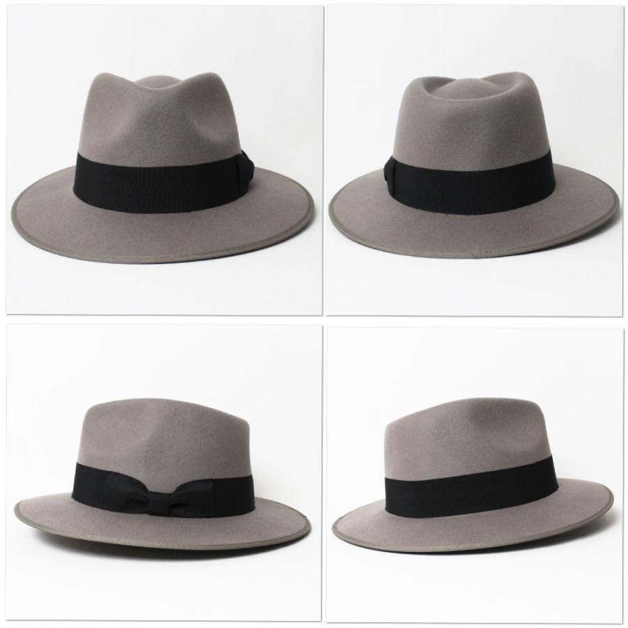 帽子 ハット メンズ レディース ReqHatter レックハッタ? ミドルブリム 2トーン フェルト中折ハット RH106 | ReqHatter | 05