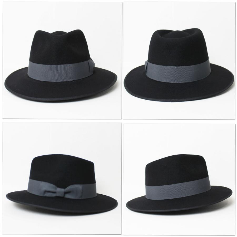 帽子 ハット メンズ レディース ReqHatter レックハッタ? ミドルブリム 2トーン フェルト中折ハット RH106 | ReqHatter | 06