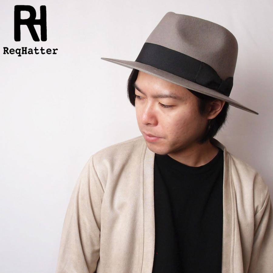 帽子 ハット メンズ レディース ReqHatter レックハッタ? ミドルブリム 2トーン フェルト中折ハット RH106 | ReqHatter | 11