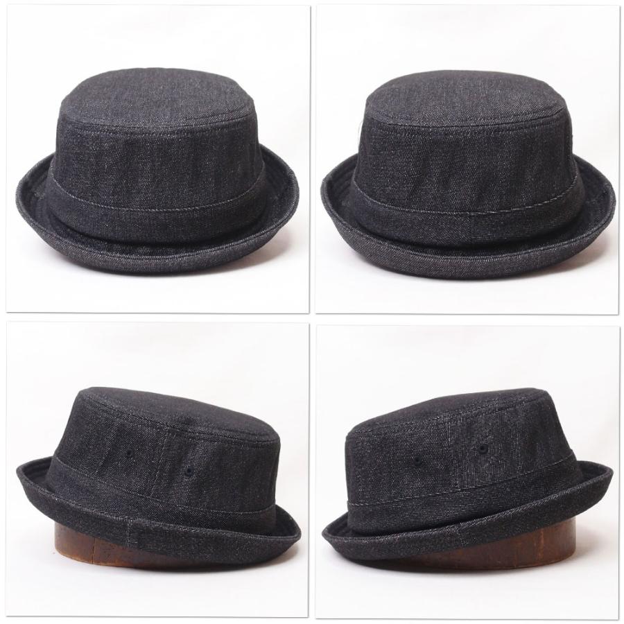 帽子 ハット メンズ レディース ReqHatter レックハッタ? デニム ポークパイハット フリーサイズ RH305 | ReqHatter | 08