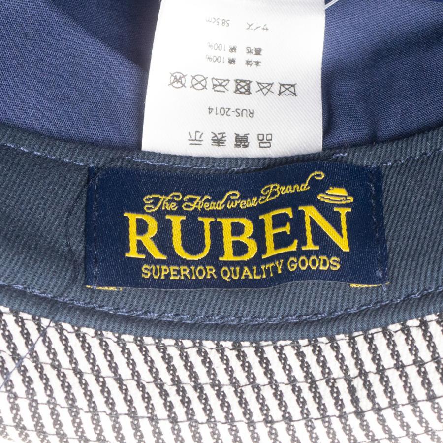 帽子 ハット メンズ レディース RUBEN ルーベン ヒッコリーデニム ポークパイハット RUS2014 | Ruben | 09
