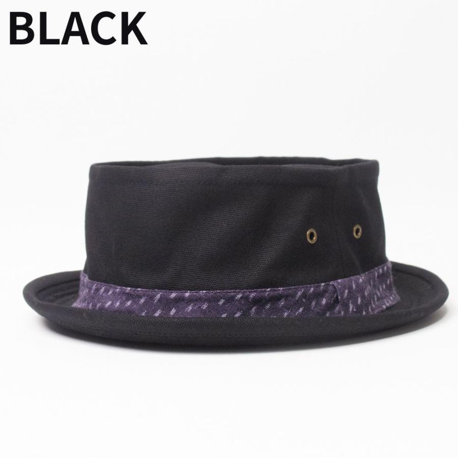 帽子 ハット メンズ レディース CONNECT×久留米絣 キャンバス ポークパイハット TUG046 |  | 06