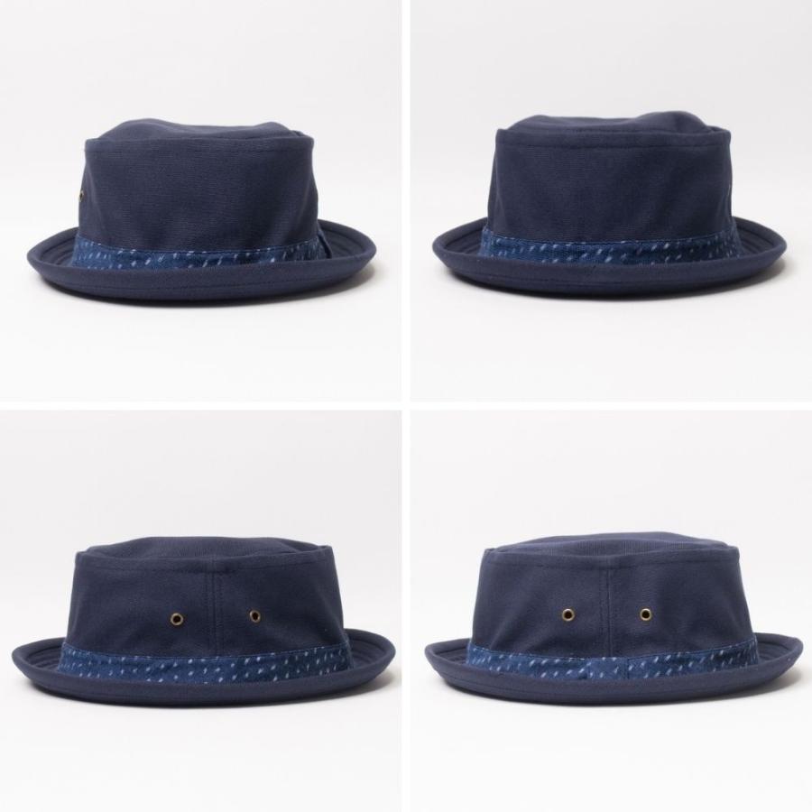 帽子 ハット メンズ レディース CONNECT×久留米絣 キャンバス ポークパイハット TUG046 |  | 07