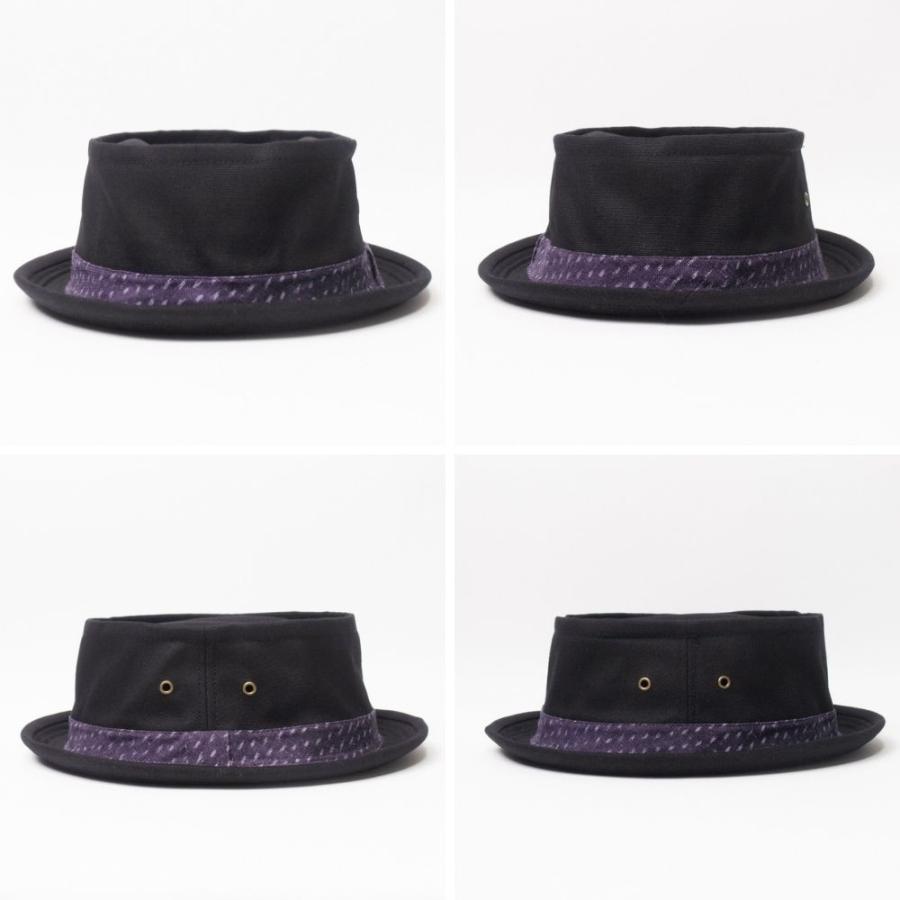 帽子 ハット メンズ レディース CONNECT×久留米絣 キャンバス ポークパイハット TUG046 |  | 08