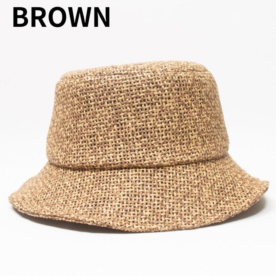 帽子 ハット メンズ レディース RUBEN ルーベン ミックスペーパーバケットハット RUS2216 | Ruben | 08