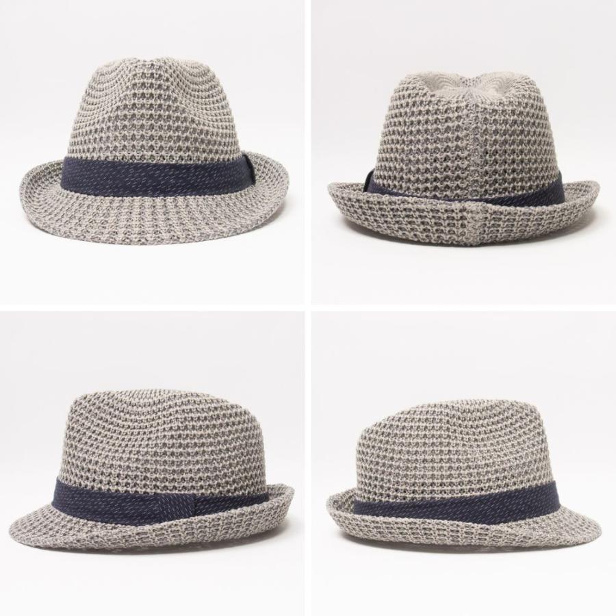 帽子 ハット メンズ レディース CONNECT×久留米絣 サーモ中折れハット TUG050 |  | 14