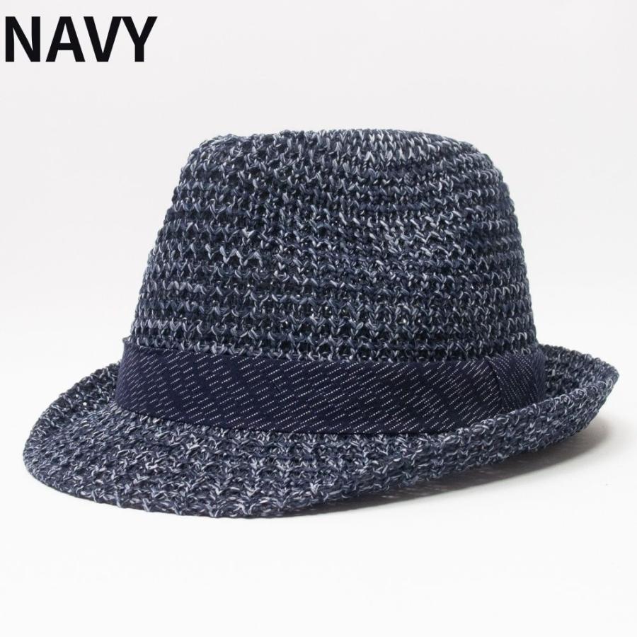 帽子 ハット メンズ レディース CONNECT×久留米絣 サーモ中折れハット TUG050 |  | 08