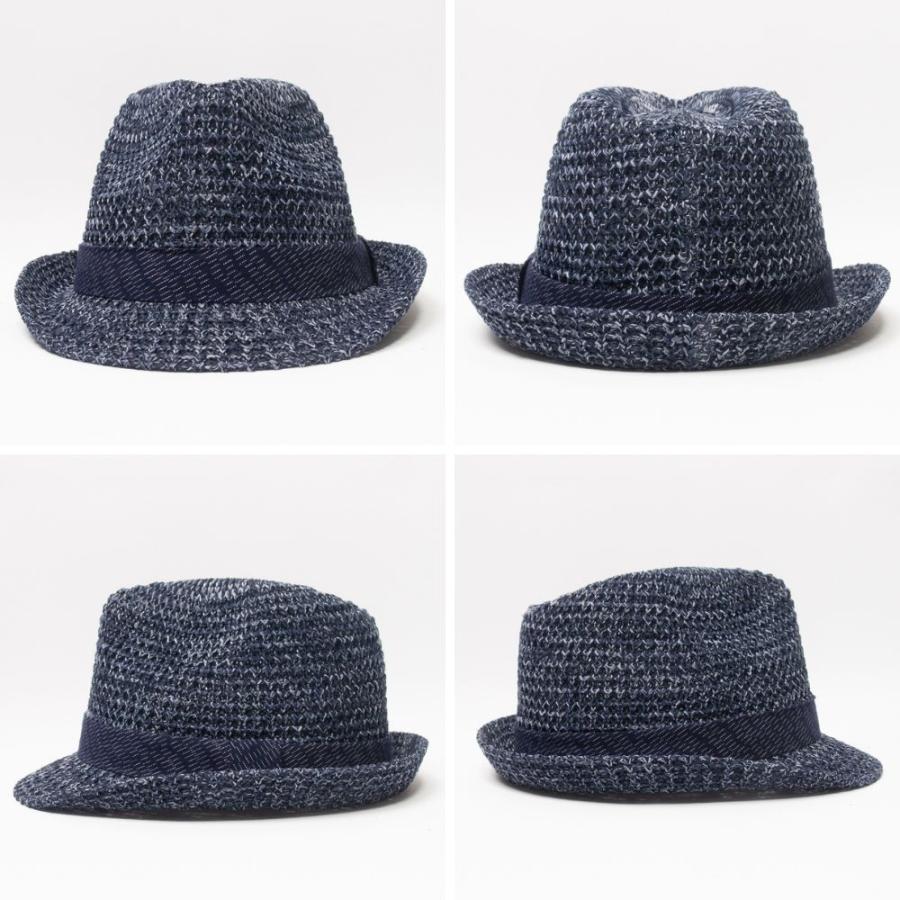 帽子 ハット メンズ レディース CONNECT×久留米絣 サーモ中折れハット TUG050 |  | 12