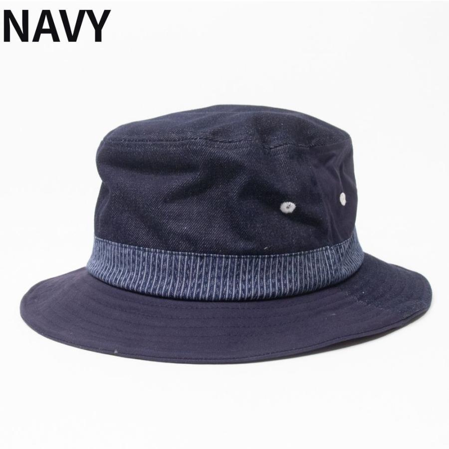 帽子 ハット メンズ レディース CONNECT×久留米絣 デニムバケットハット TUG047 |  | 05