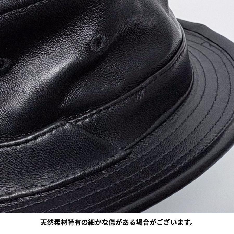 帽子 ハット メンズ レディース ReqHatter レックハッター ラムレザー ポークパイハット RH326 | ReqHatter | 10