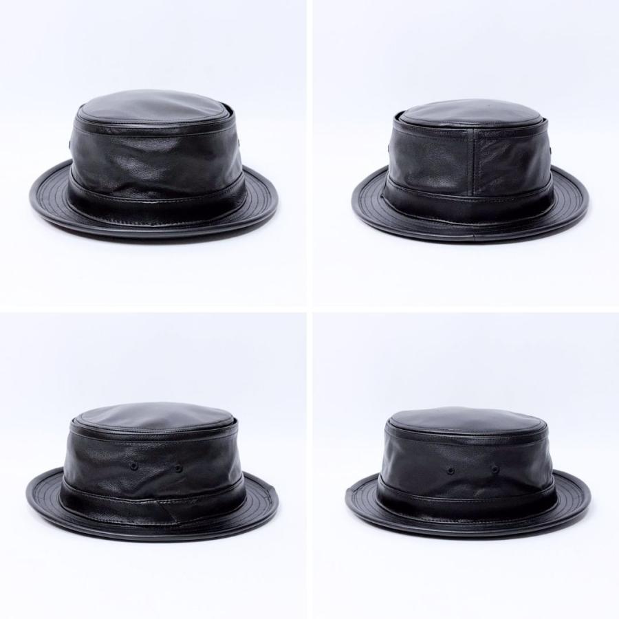 帽子 ハット メンズ レディース ReqHatter レックハッター ラムレザー ポークパイハット RH326 | ReqHatter | 04