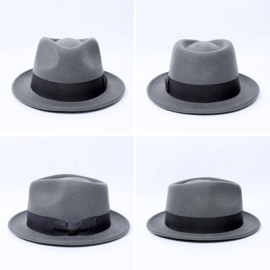 帽子 ハット メンズ レディース ReqHatter レックハッター オーストラリアウール 中折フェルトハット RH104 | ReqHatter | 13