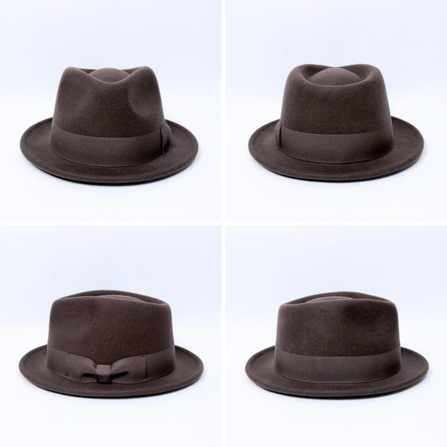 帽子 ハット メンズ レディース ReqHatter レックハッター オーストラリアウール 中折フェルトハット RH104 | ReqHatter | 14