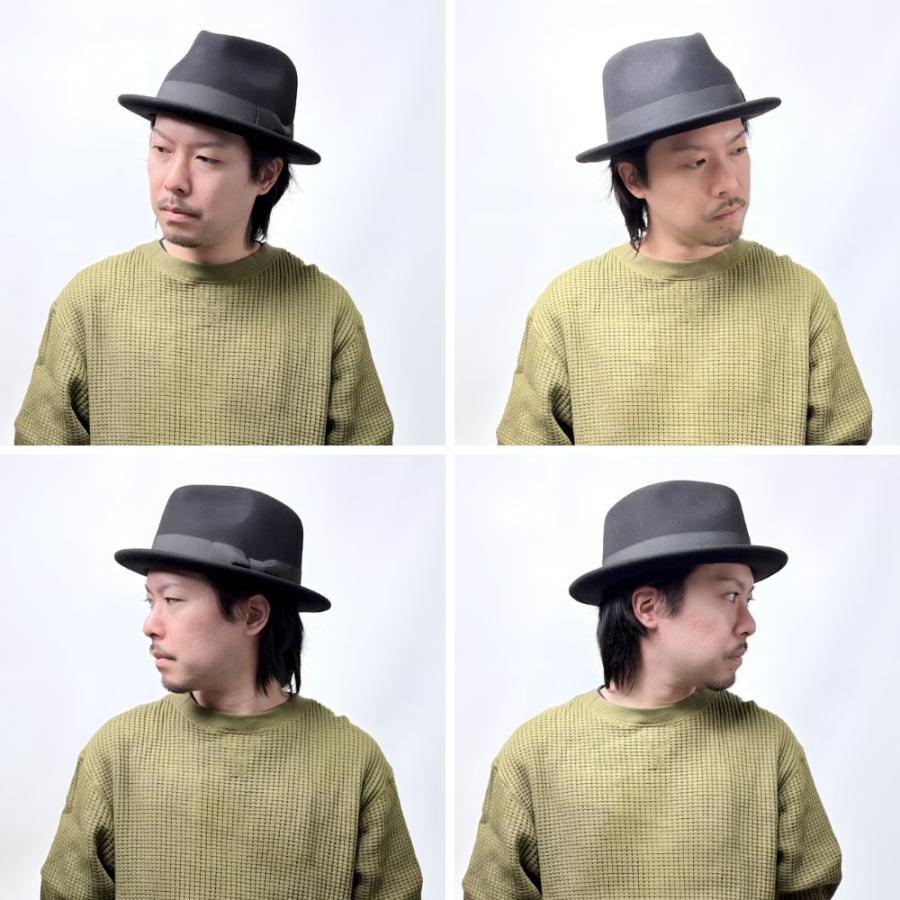 帽子 ハット メンズ レディース ReqHatter レックハッター オーストラリアウール 中折フェルトハット RH104 | ReqHatter | 09