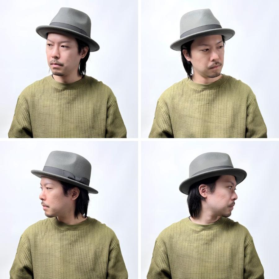 帽子 ハット メンズ レディース ReqHatter レックハッター オーストラリアウール 中折フェルトハット RH104 | ReqHatter | 10