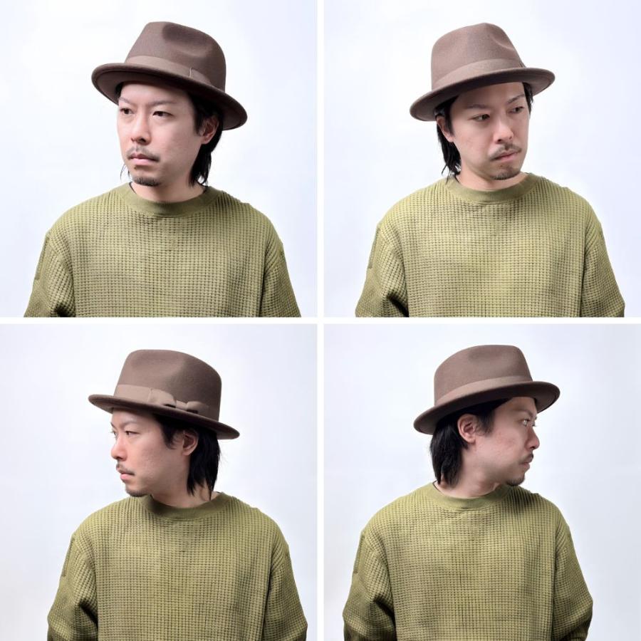 帽子 ハット メンズ レディース ReqHatter レックハッター オーストラリアウール 中折フェルトハット RH104 | ReqHatter | 11