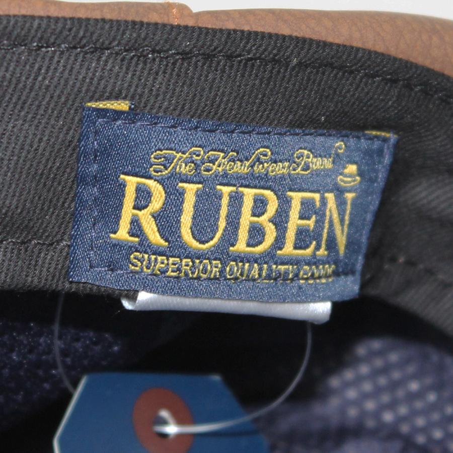 帽子 ハンチング メンズ レディース RUBEN ルーベン フェイクレザー ハンチング RUS4161 | Ruben | 09