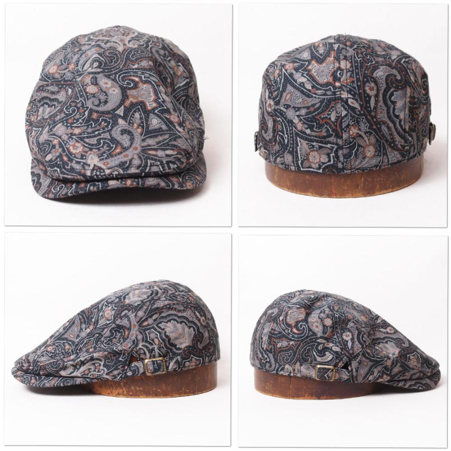 帽子 ハンチング メンズ レディース Basiquenti ベーシックエンティ コットン ペイズリーハンチング TKHN-Y01505 | Basiquenti | 07