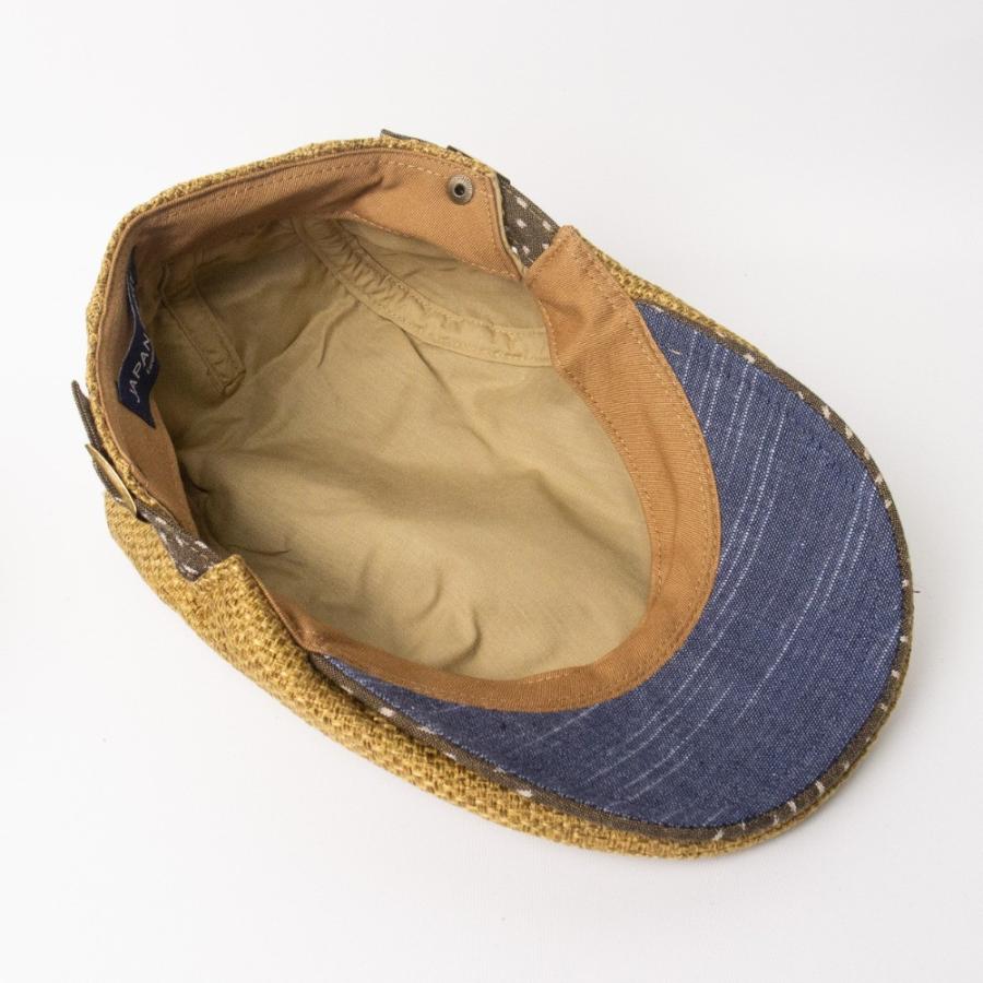 帽子 ハンチング メンズ レディース CONNECT×久留米絣 フェイクジュート ハンチング TUG031 |  | 07