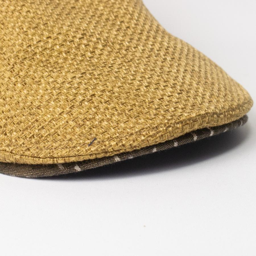 帽子 ハンチング メンズ レディース CONNECT×久留米絣 フェイクジュート ハンチング TUG031 |  | 08