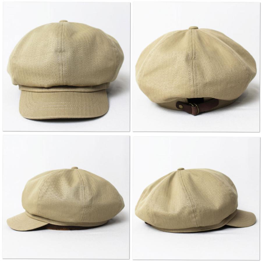 帽子 キャスケット メンズ レディース ReqHatter レックハッタ? コットン ヘリンボーンキャスケット フリーサイズ RH500 | ReqHatter | 06