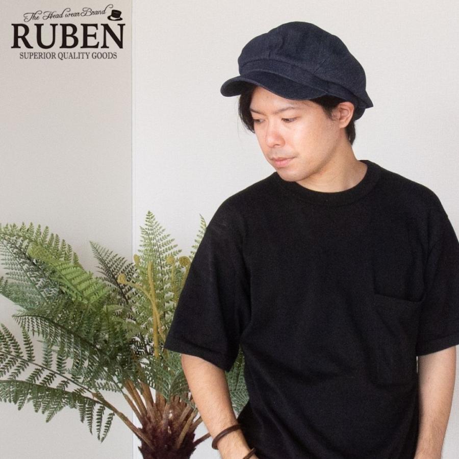帽子 キャスケット メンズ レディース RUBEN ルーベン デニムビッグキャスケット RUS5006 | Ruben | 03