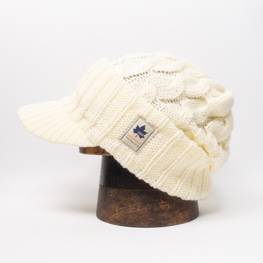 帽子 キャスケット メンズ レディース LOGOS ロゴス ケーブル編み ニットキャスケット LS6P207Z | LOGOS | 08