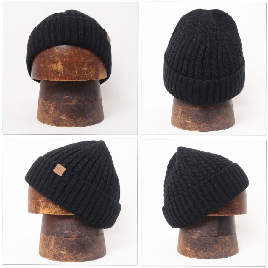 帽子 ニット帽 メンズ レディース RUBEN ルーベン ウール ケーブルニット ニット帽 RUS7119 | Ruben | 04