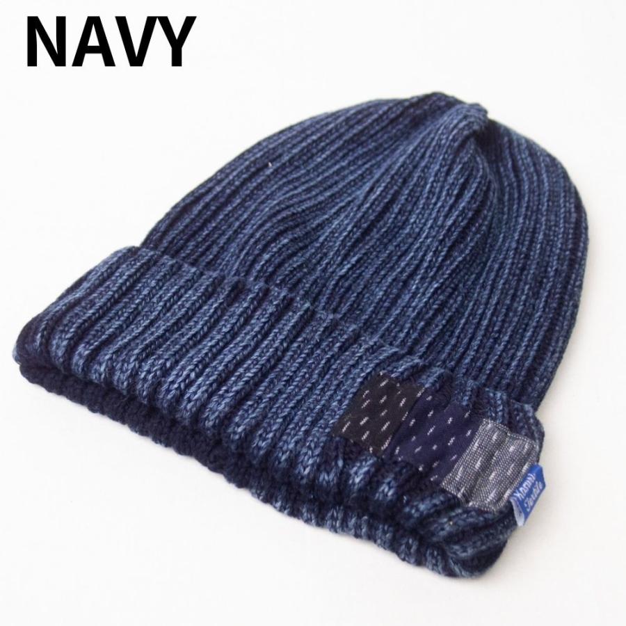 帽子 ニット帽 メンズ レディース CONNECT×久留米絣 インディゴ染め コットンニットワッチ TUG018 |  | 01