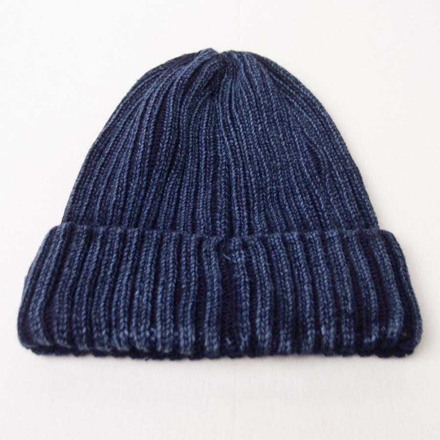 帽子 ニット帽 メンズ レディース CONNECT×久留米絣 インディゴ染め コットンニットワッチ TUG018 |  | 04