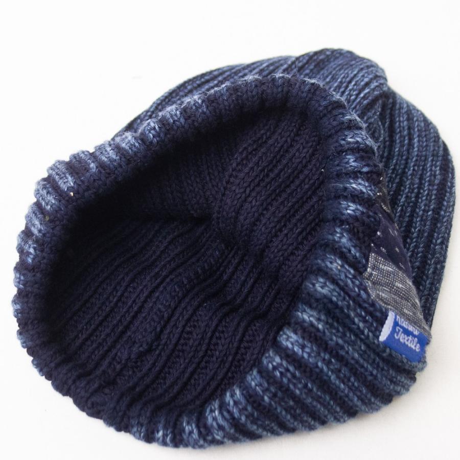 帽子 ニット帽 メンズ レディース CONNECT×久留米絣 インディゴ染め コットンニットワッチ TUG018 |  | 05