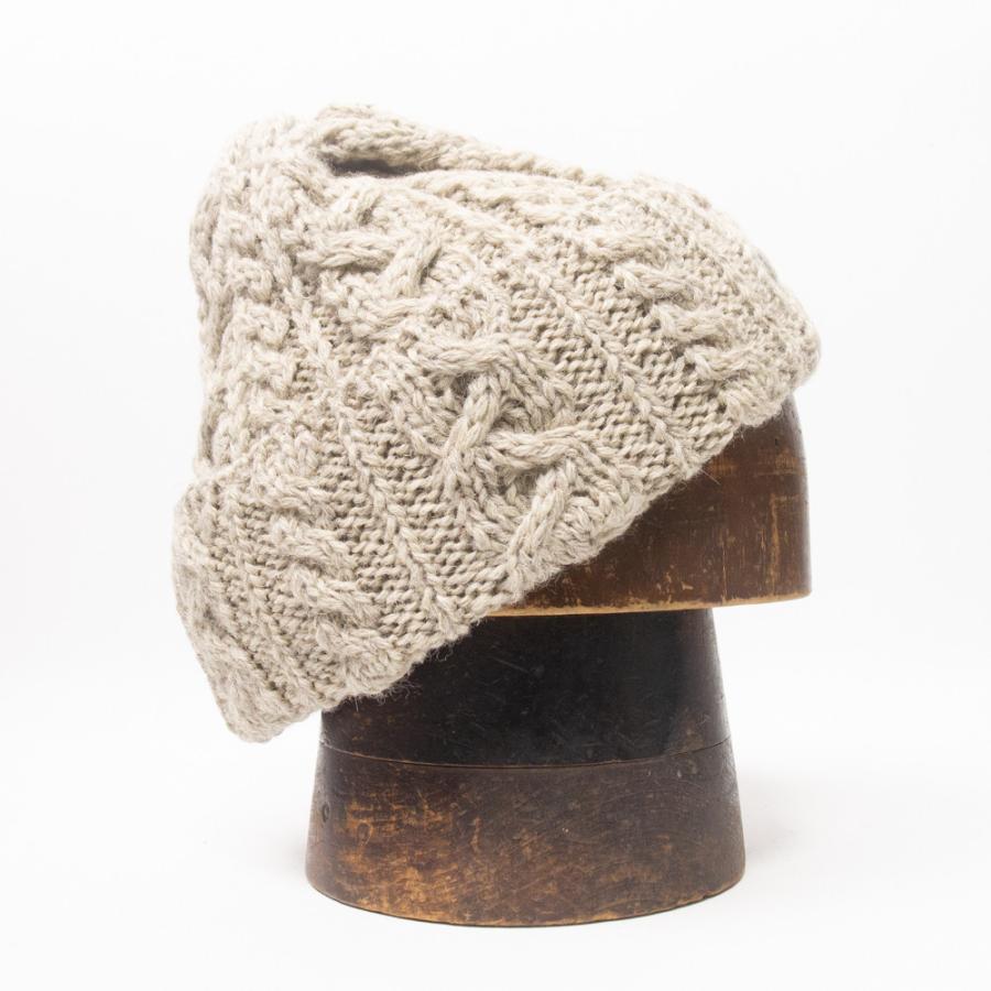 帽子 ニット帽 メンズ レディース HIGHLAND2000 イギリス製 ウール ケーブルニット帽 IZZC5053 | HIGHLAND 2000 | 16